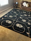 Devgiri Tahara Knitted Rug Blue
