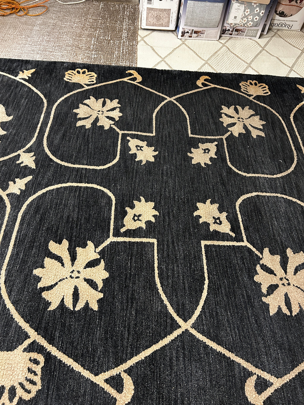 Devgiri Tahara Knitted Rug Blue