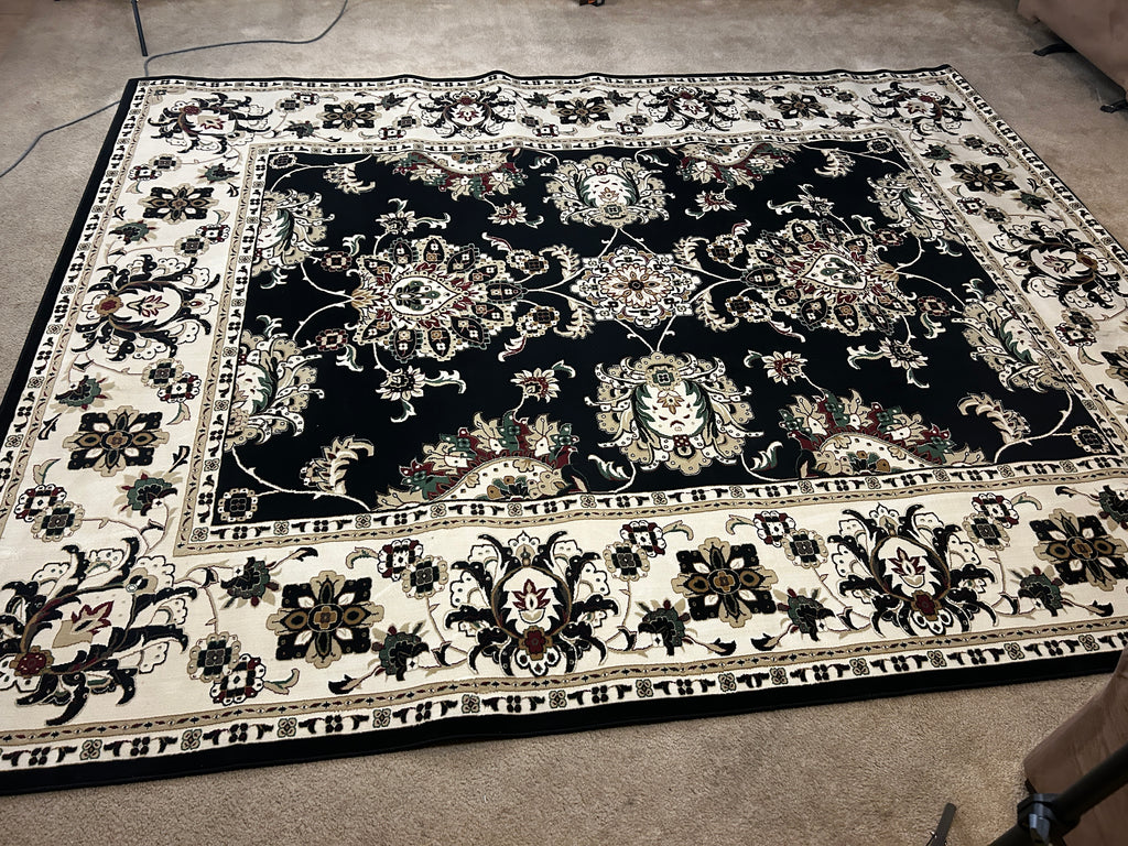 TV Timeless Classic Rug Black 8x10