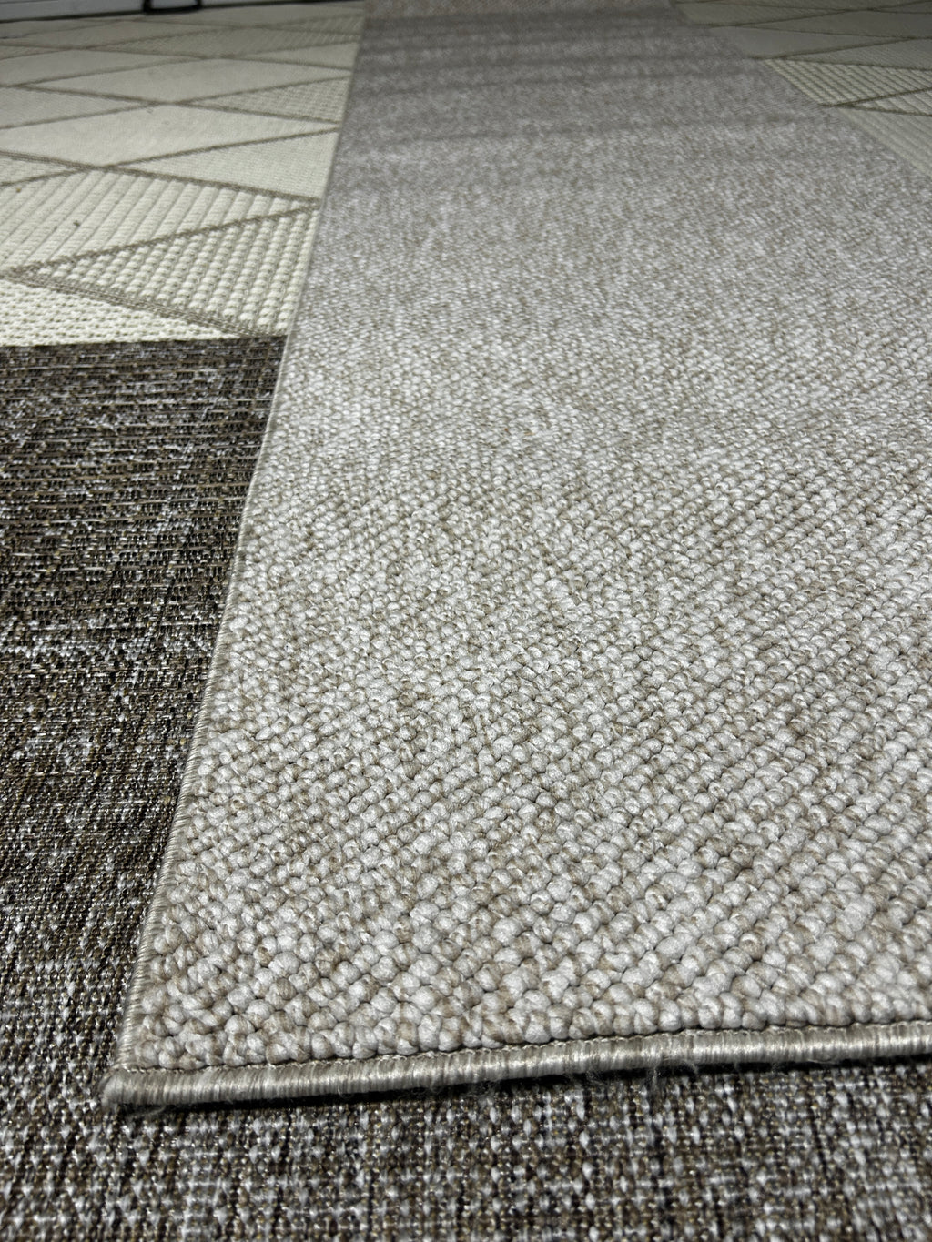 Natco Vera Loop Runner Rug Cream