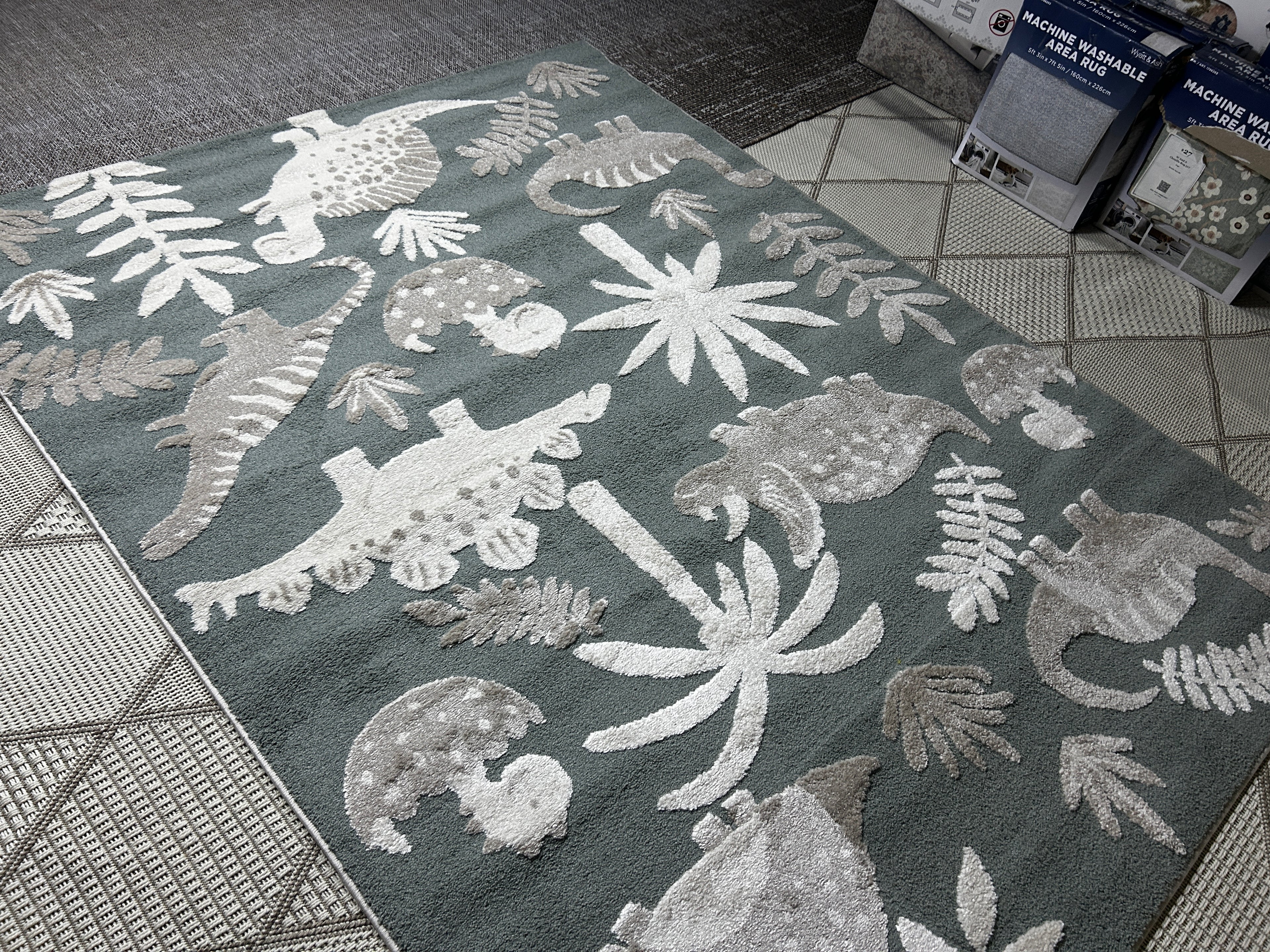 T And C Deco Kids Rug Dinosaur 5x7