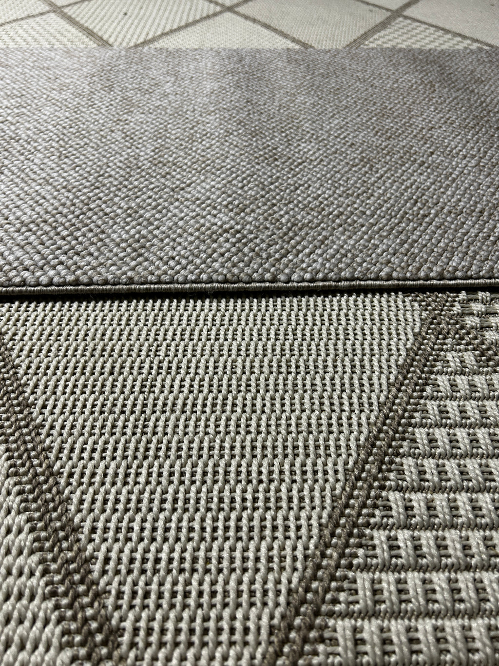 Natco Vera Loop Runner Rug Cream