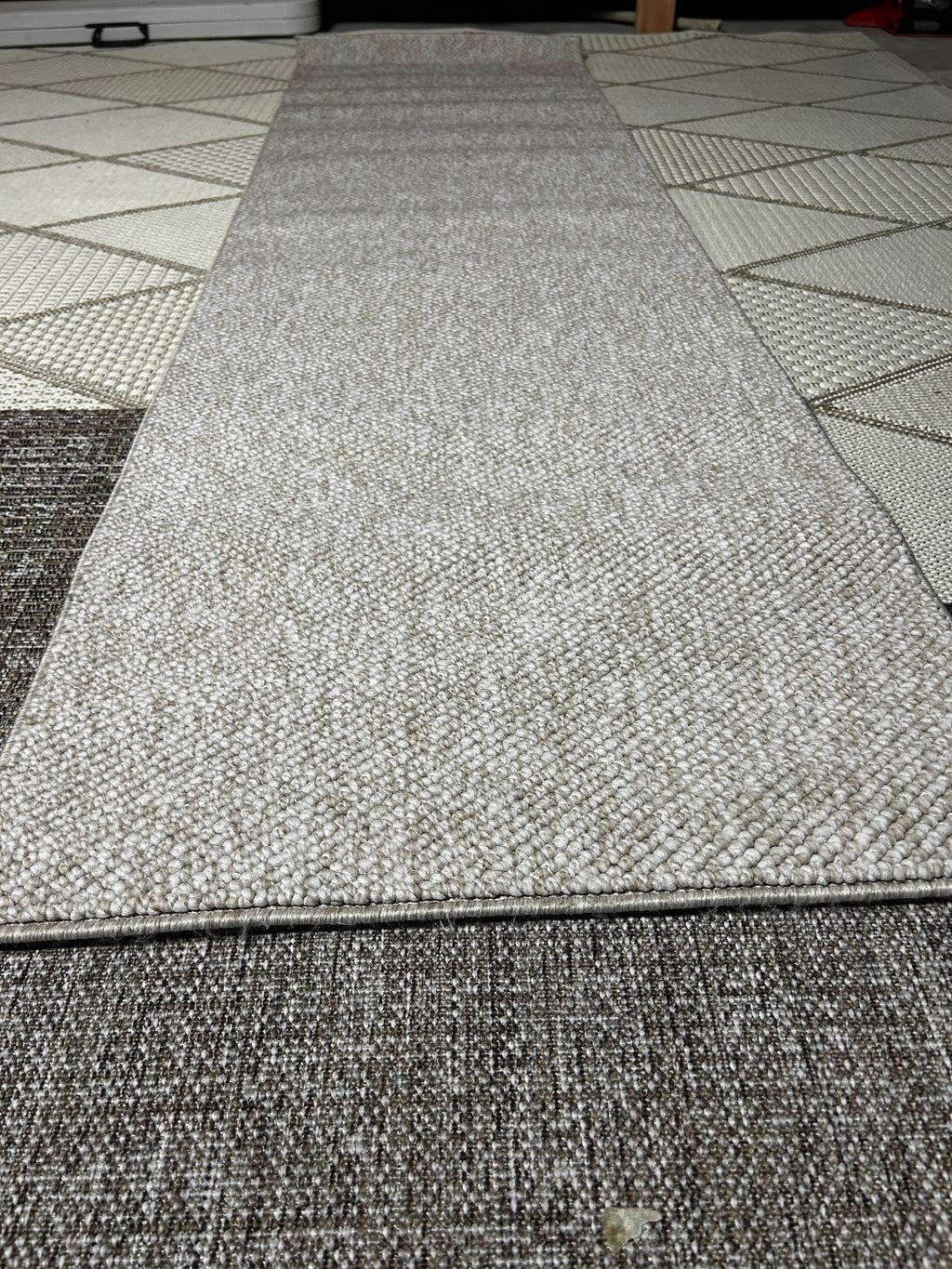 Natco Vera Loop Runner Rug Cream