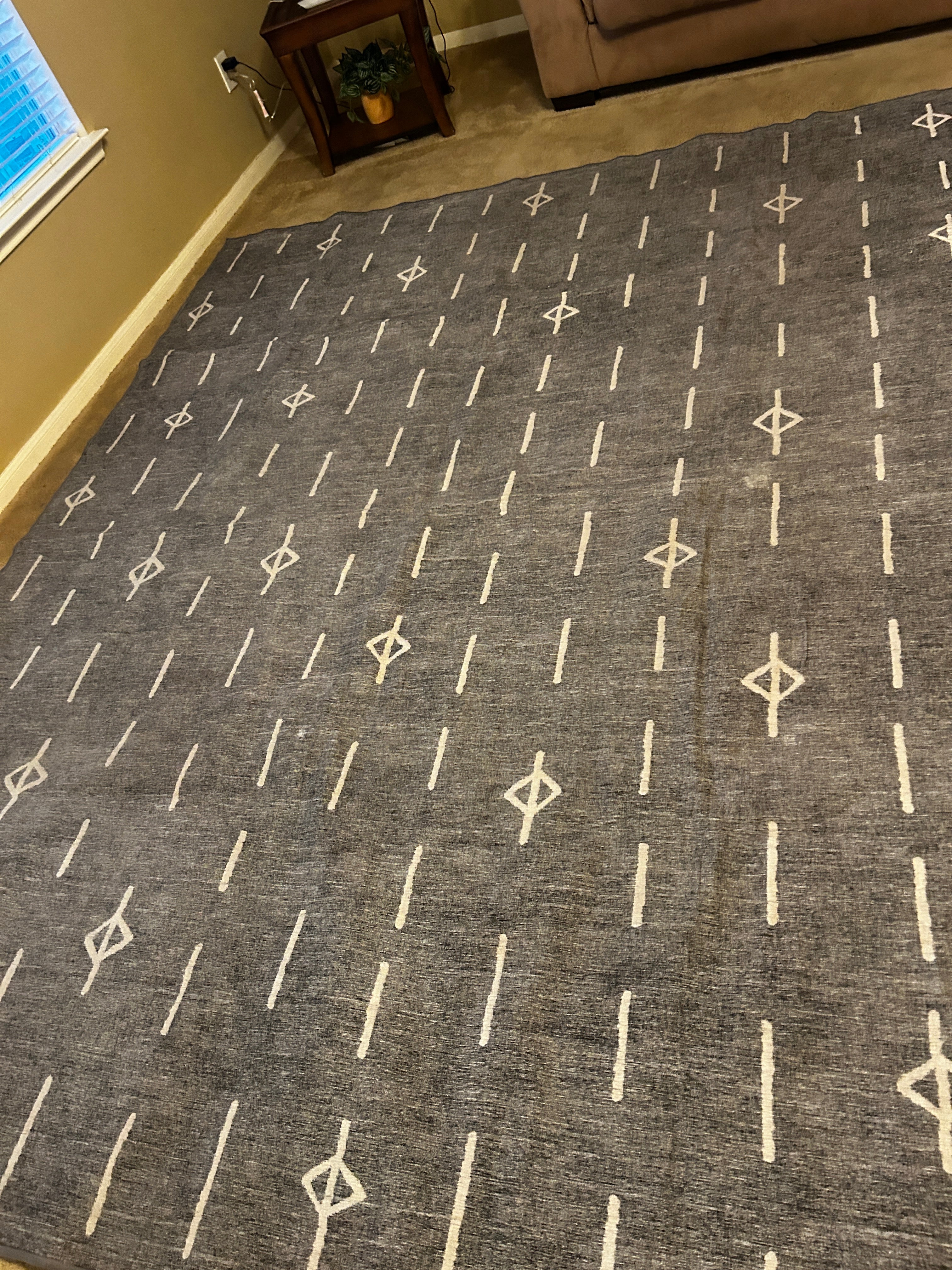 Ruggable Area Rug Grey 8x10