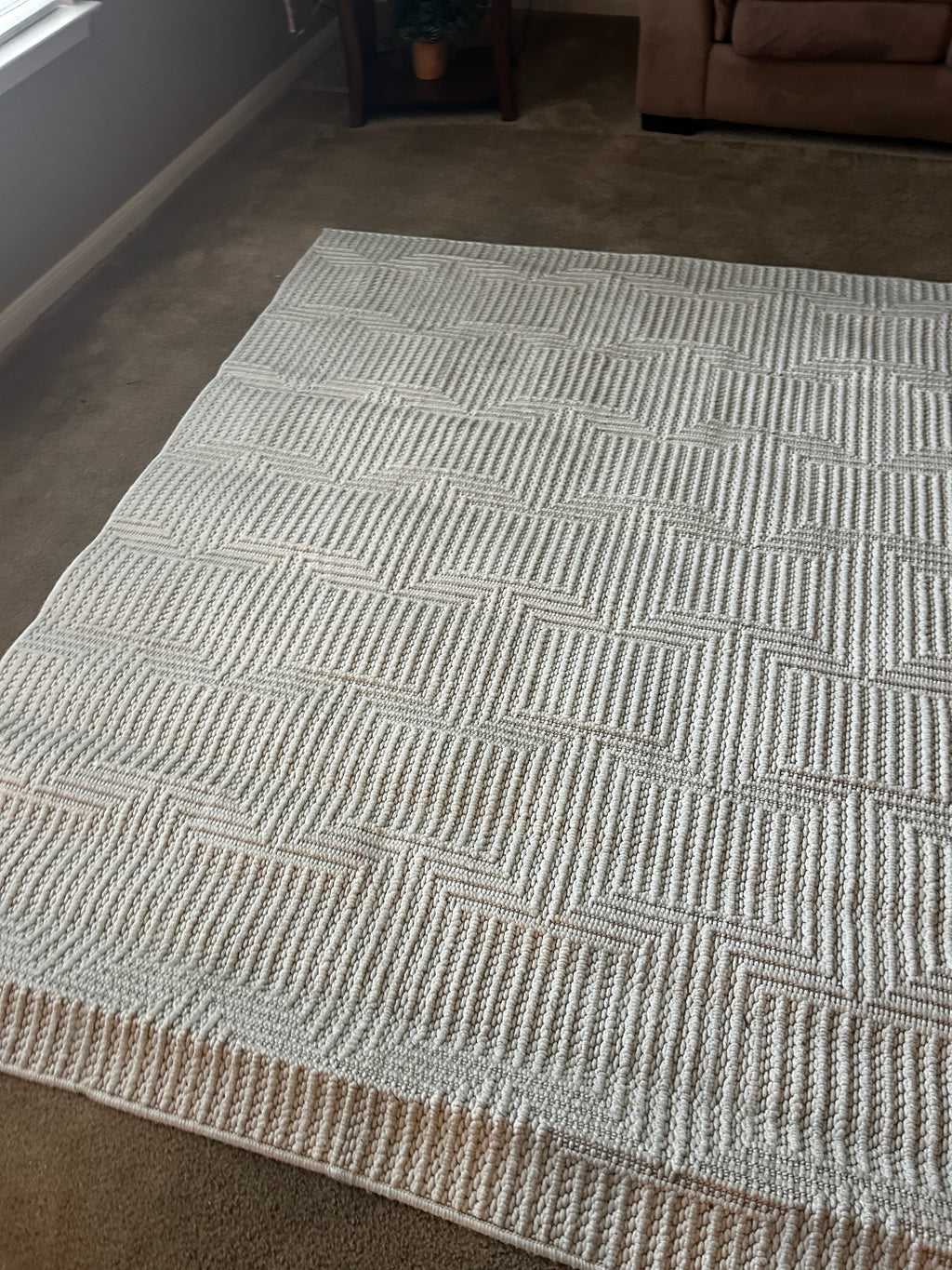 Regent Area Rug Ameca cream 5x7