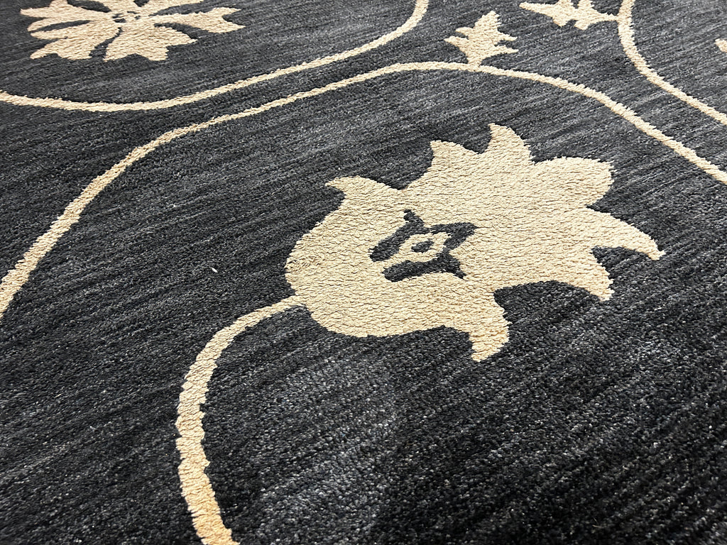 Devgiri Tahara Knitted Rug Blue