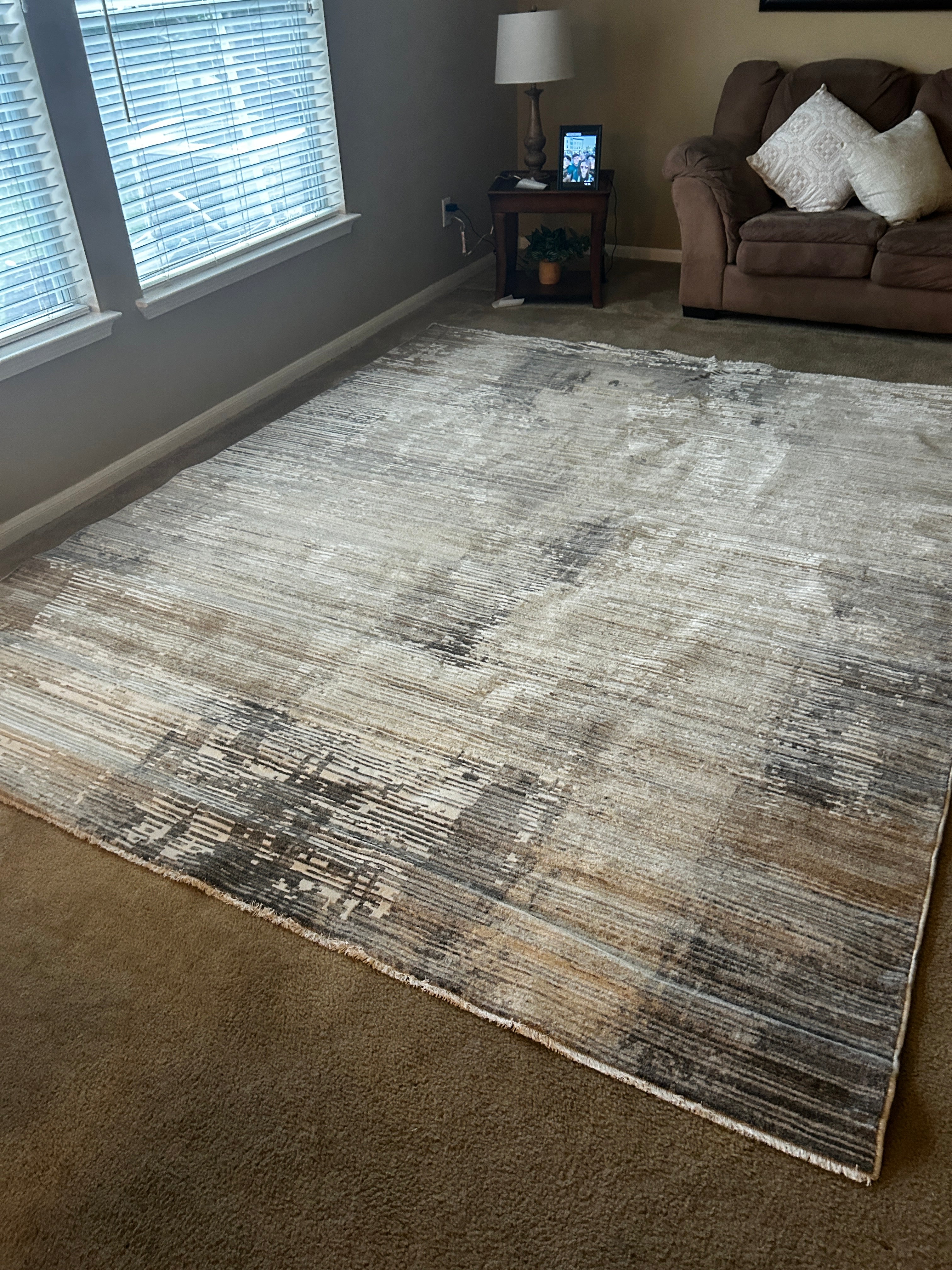 Nourison Florentine Rug Beige Grey 8x10