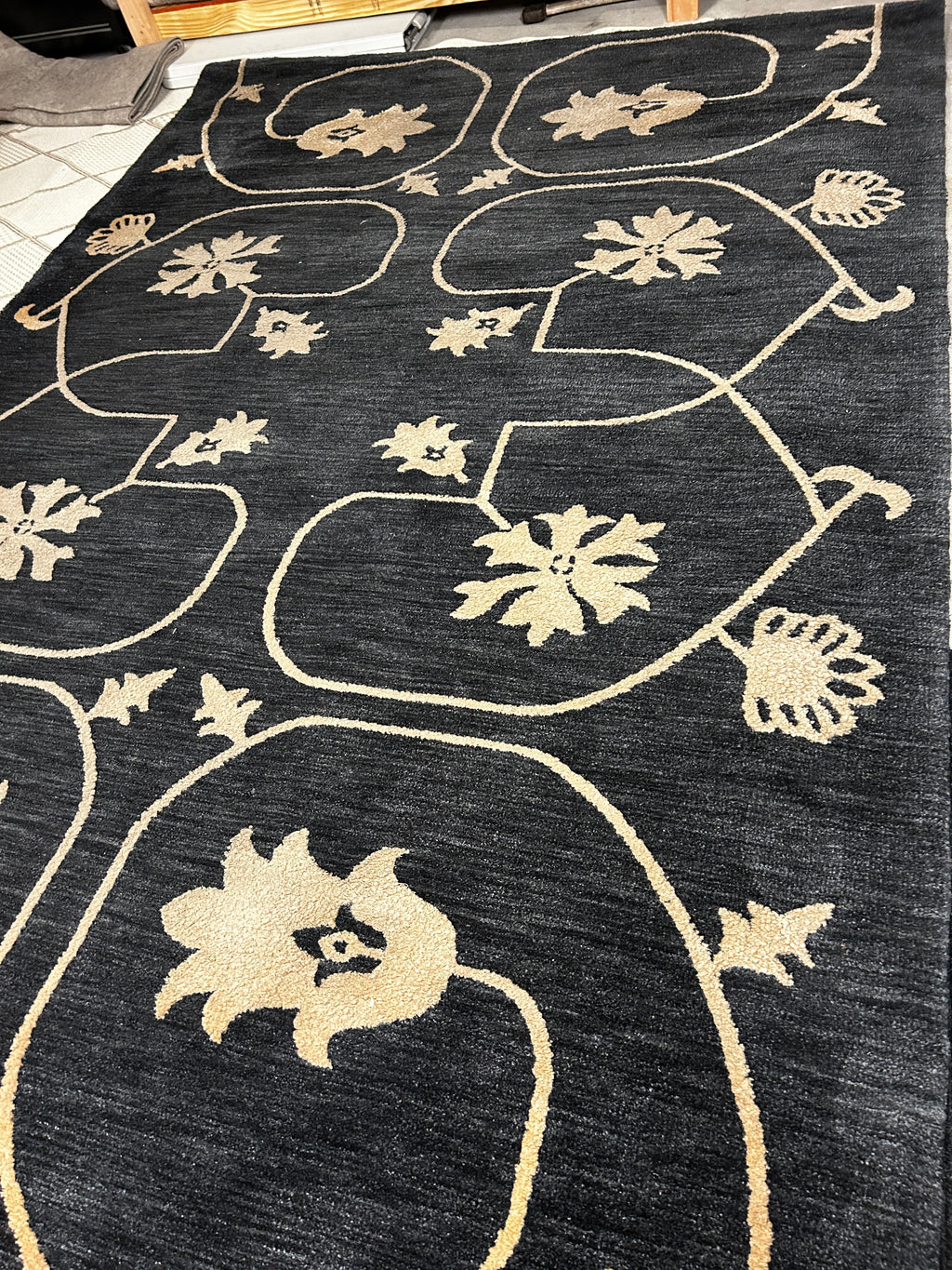 Devgiri Tahara Knitted Rug Blue