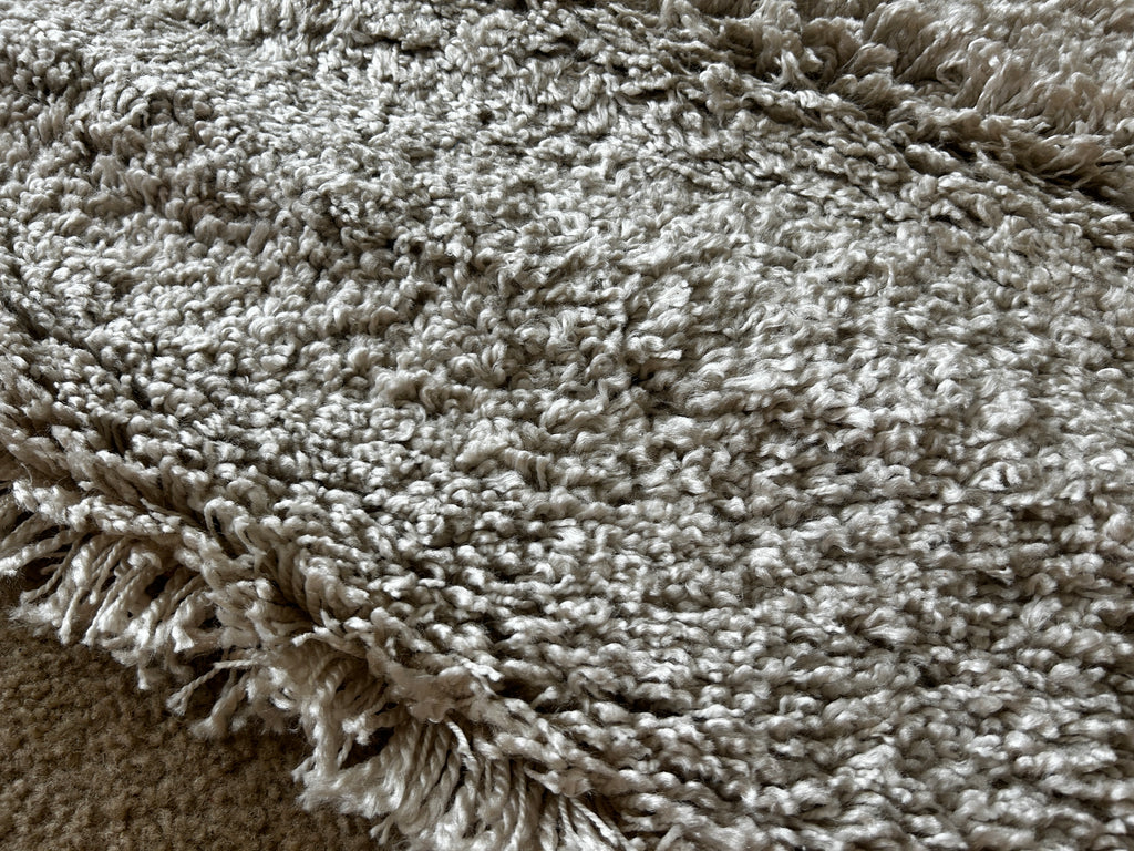 TV Shag Rug Cream 3x7