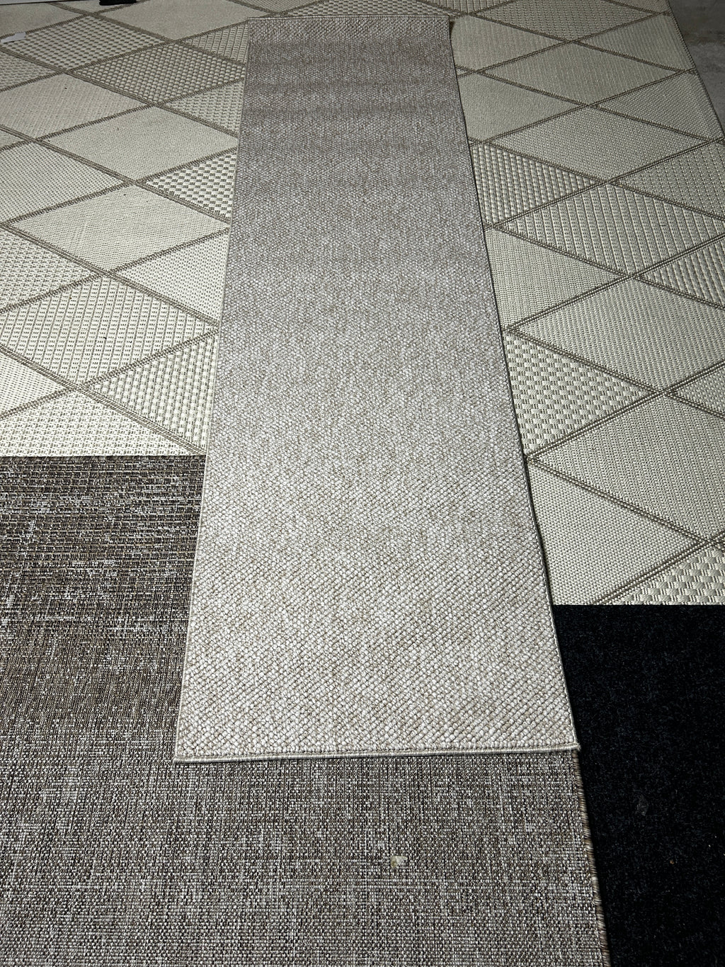 Natco Vera Loop Runner Rug Cream
