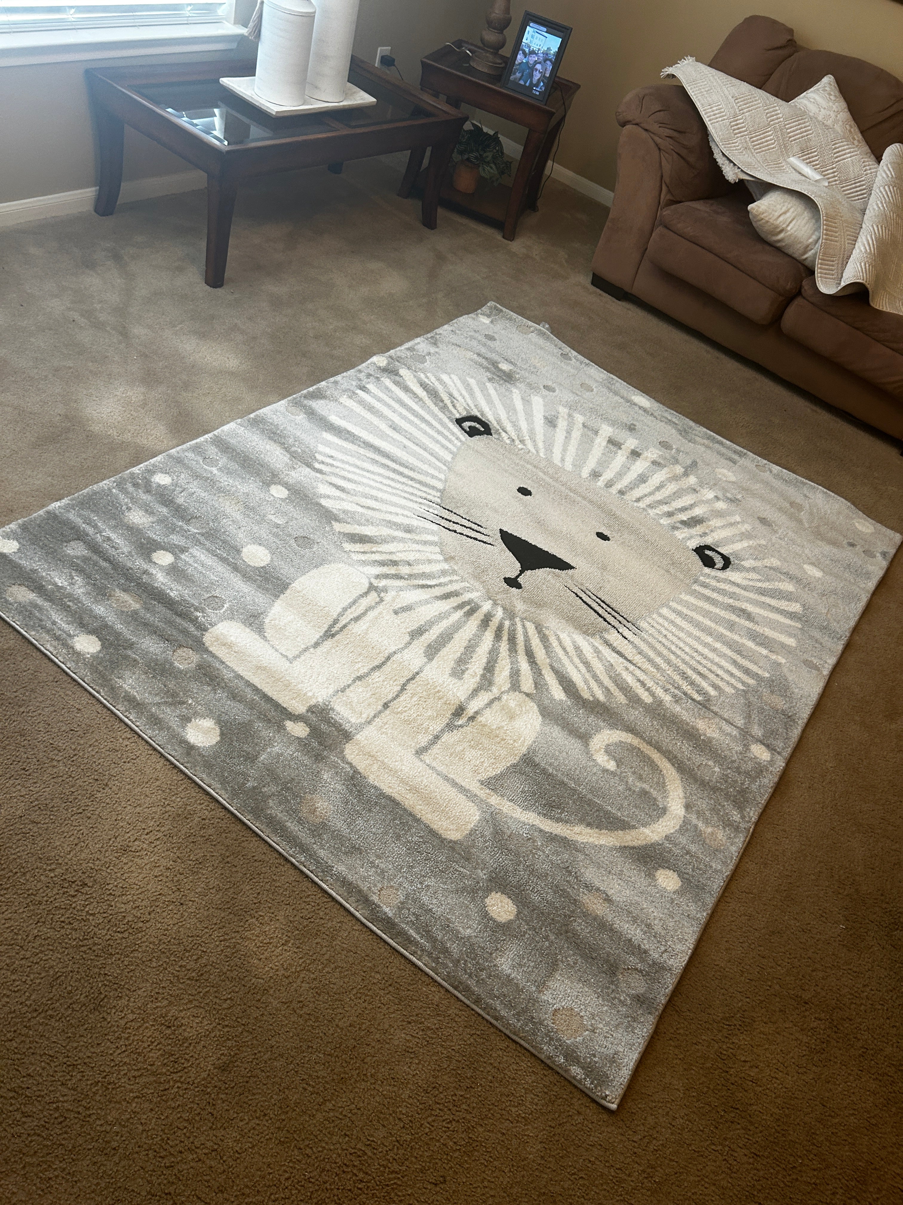 T And C Deco Kids Rug Lion 5x7