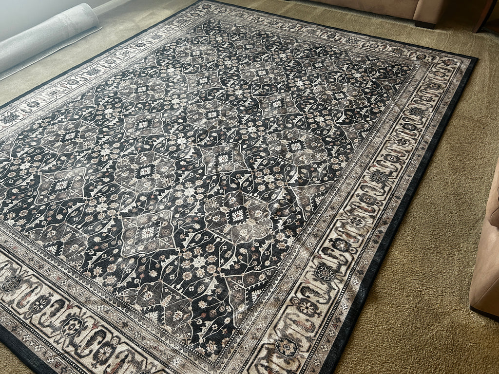 Ruggable Area Rug Black 8x10