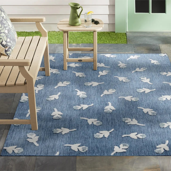 Draper James W.Rose Rug Light Blue 8x10