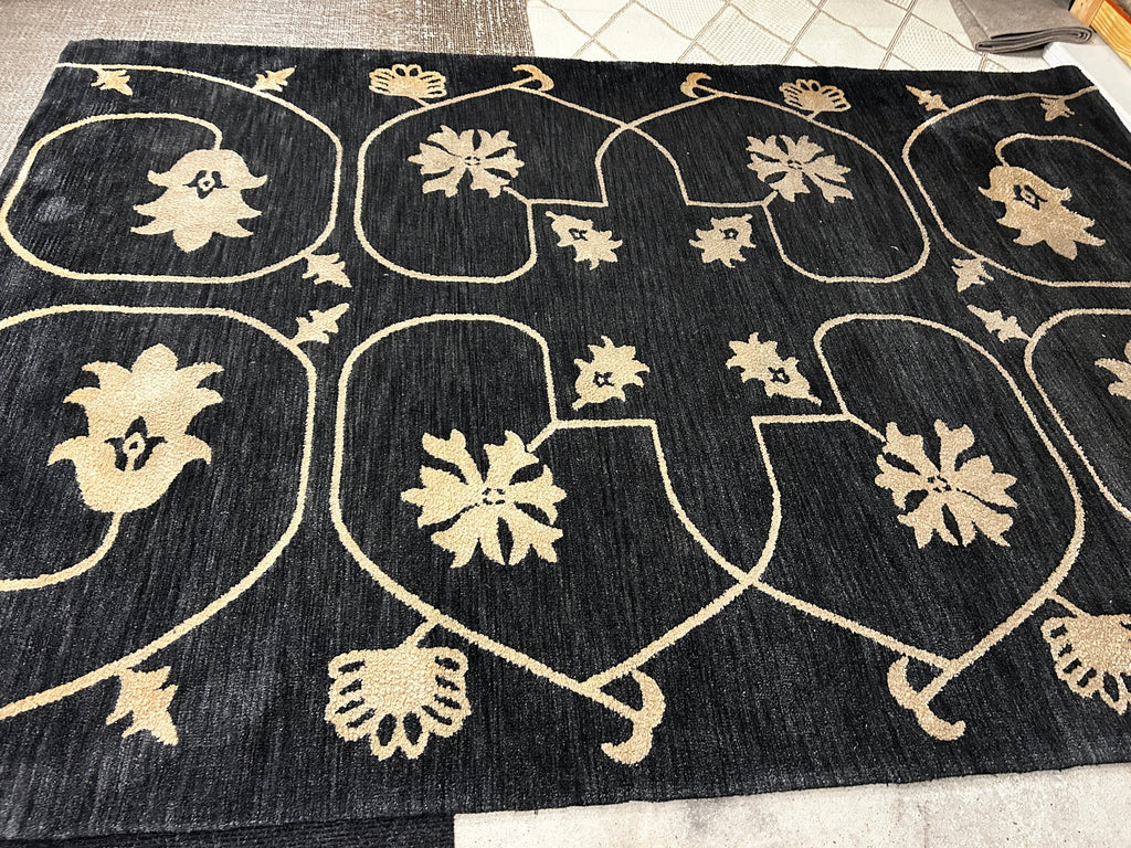 Devgiri Tahara Knitted Rug Blue