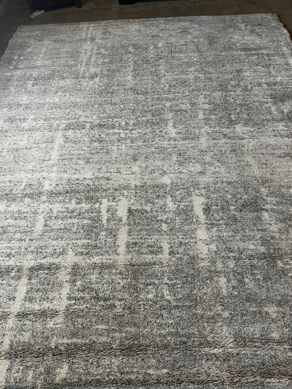 Foxwood Cozy Rug Grey White 8x10