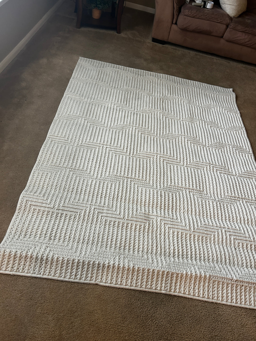 Regent Area Rug Ameca cream 5x7