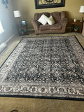 Ruggable Area Rug Black 8x10