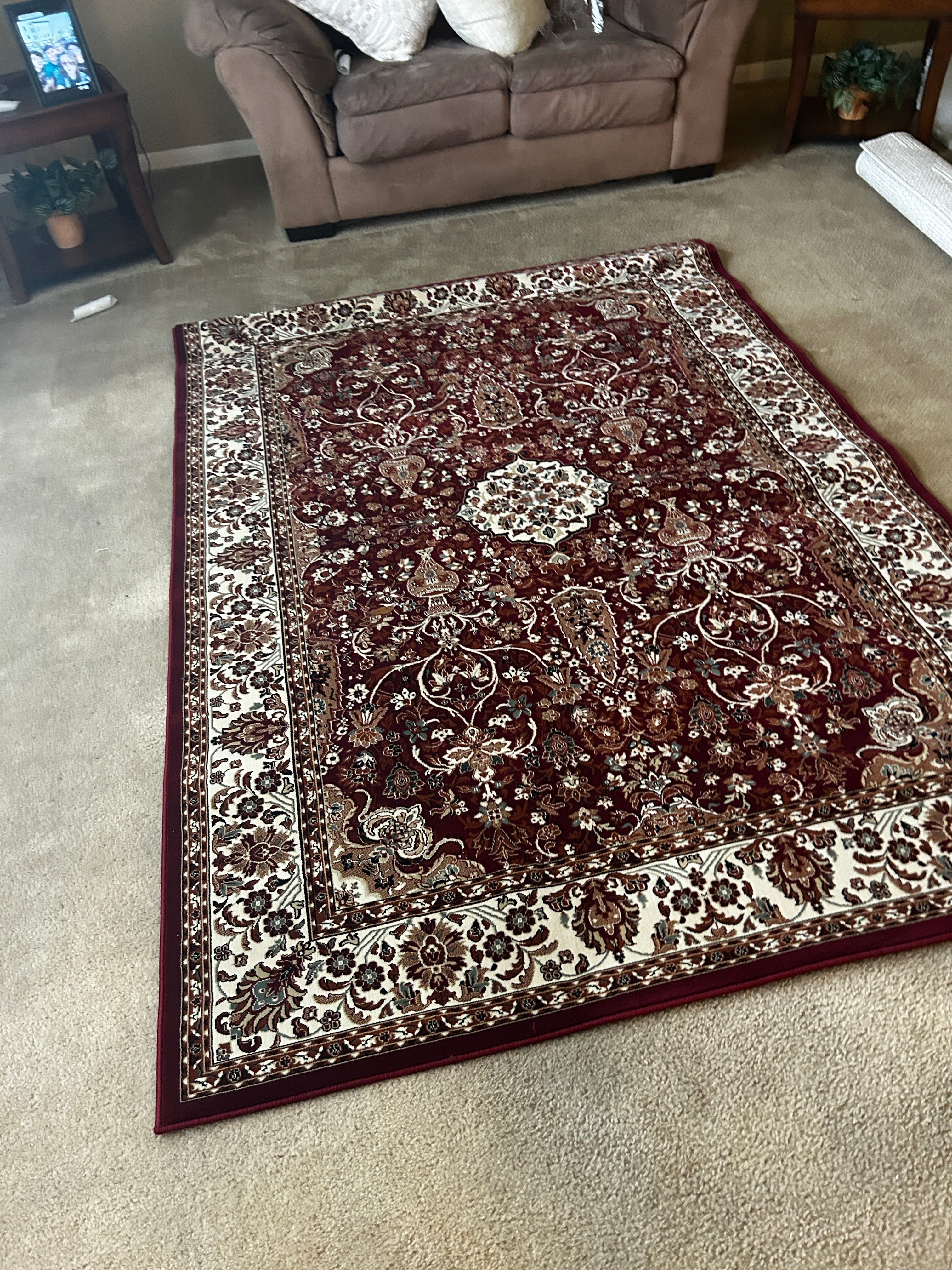 Timeless Varick Rug Red 5x7