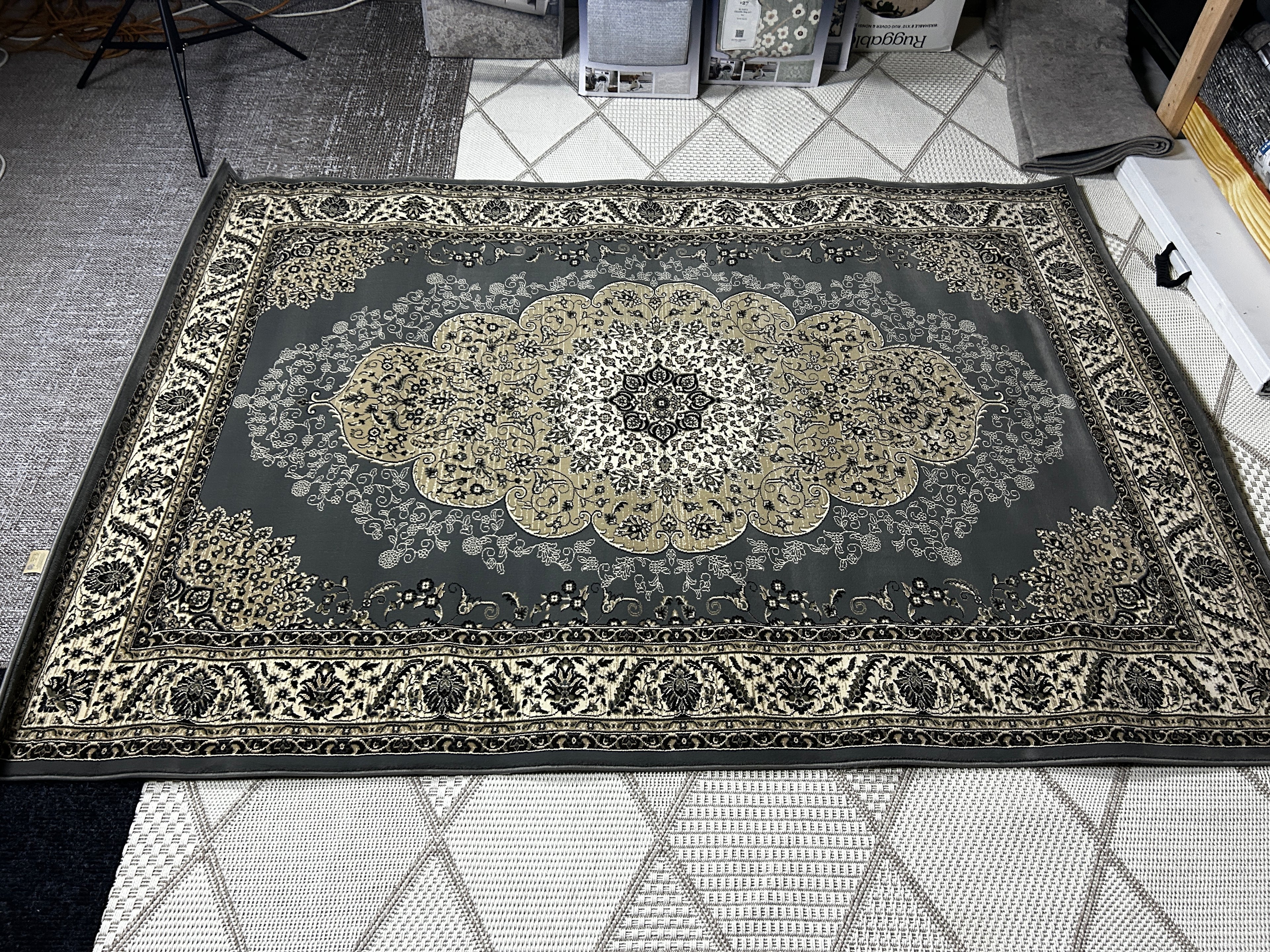 Timeless Varick Rug Grey 5x7