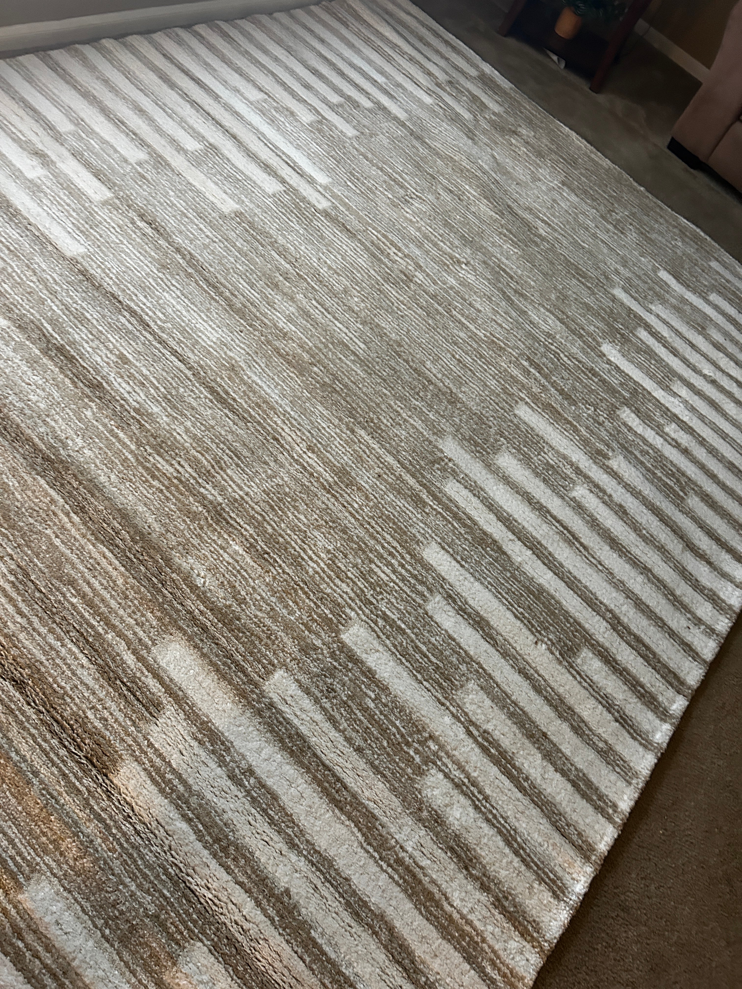 Foxwood Cozy Rug Beige Cream 8x10