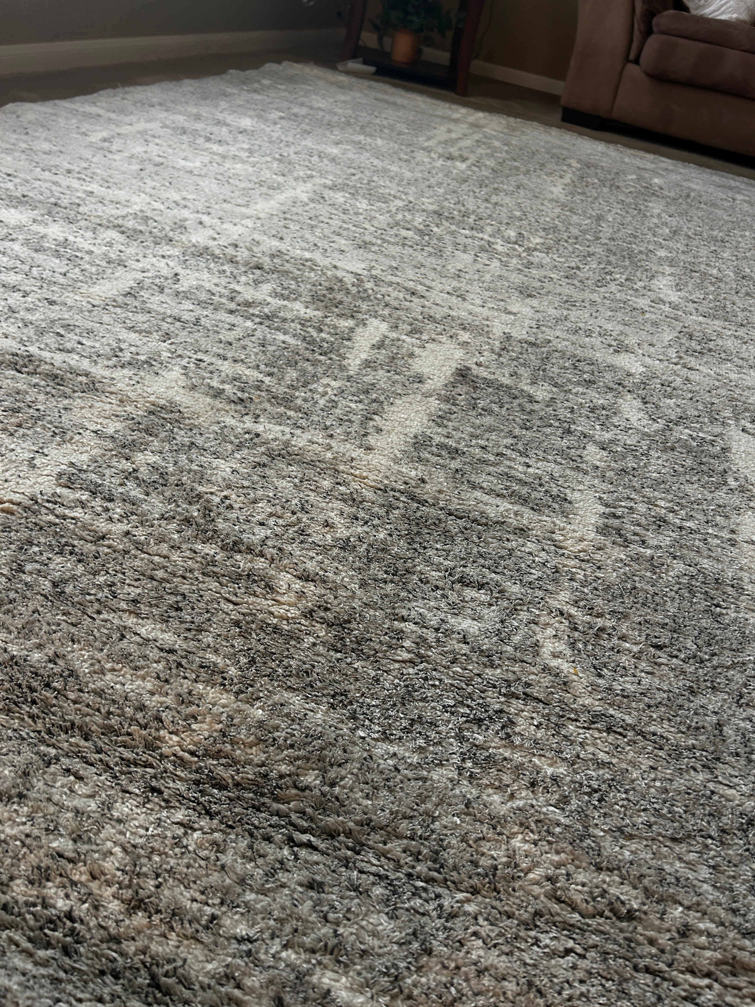 Foxwood Cozy Rug Grey White 8x10