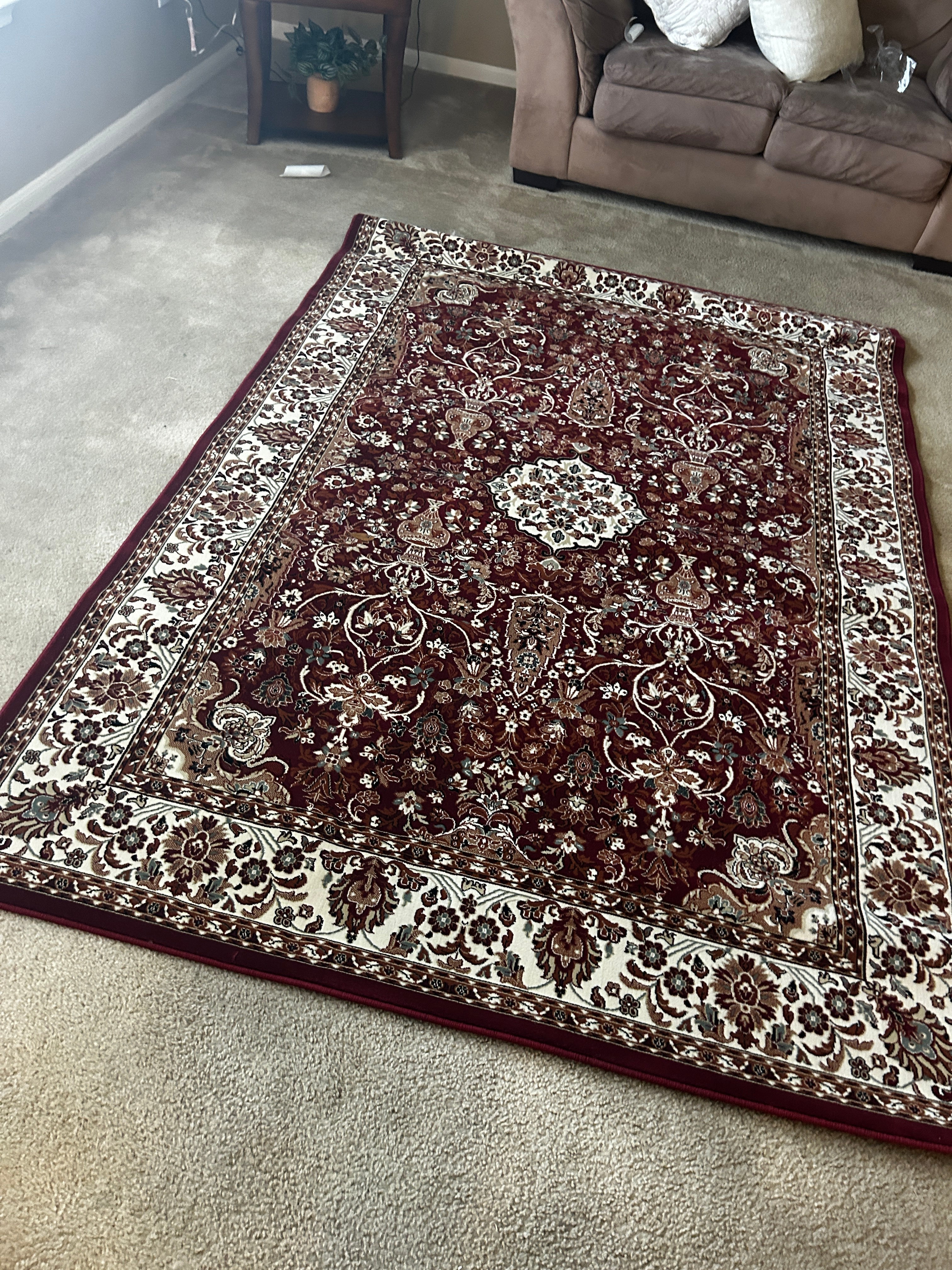 Timeless Varick Rug Red 5x7