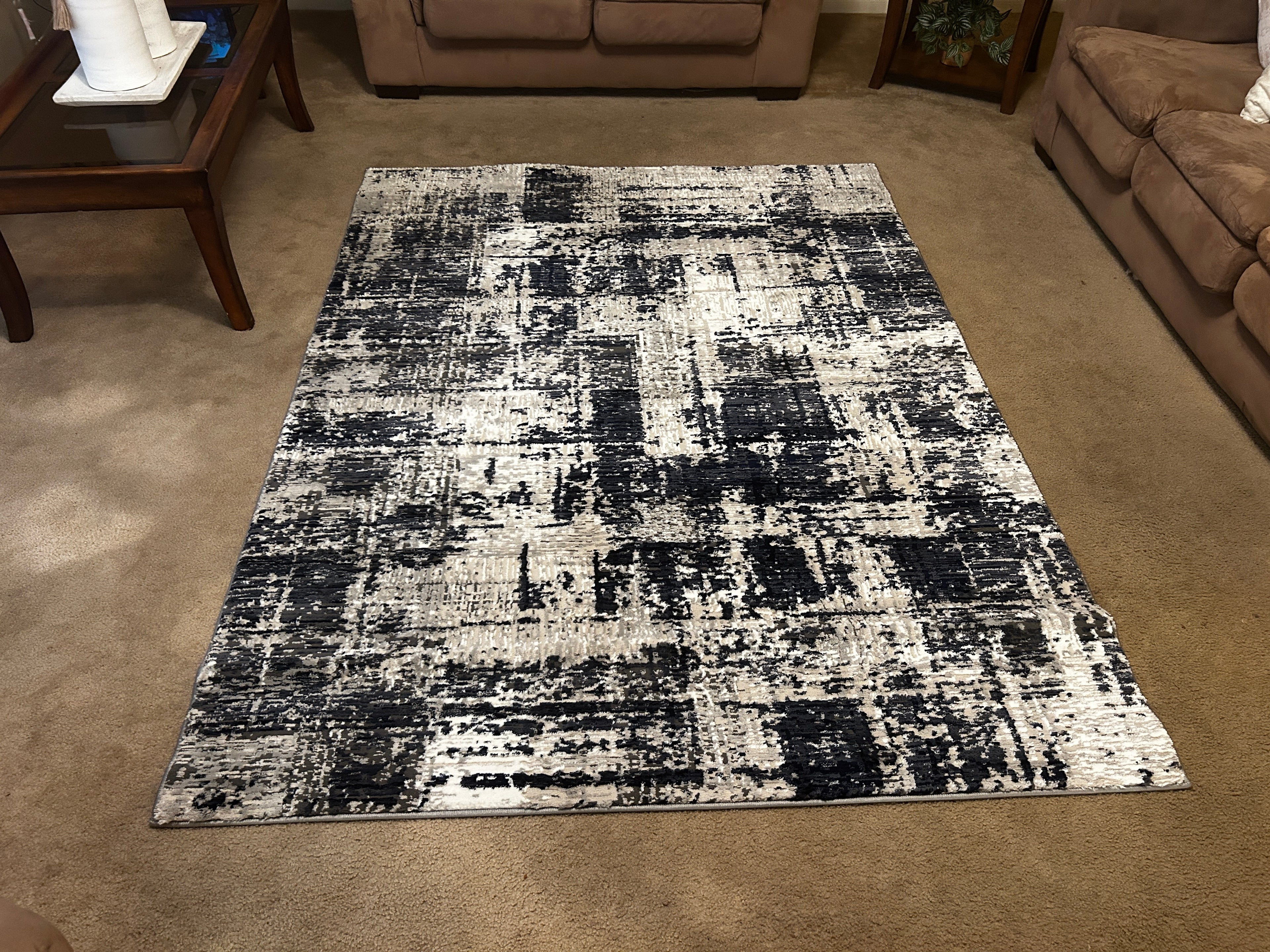 Karma Pet Rug Balen Navy 5x7