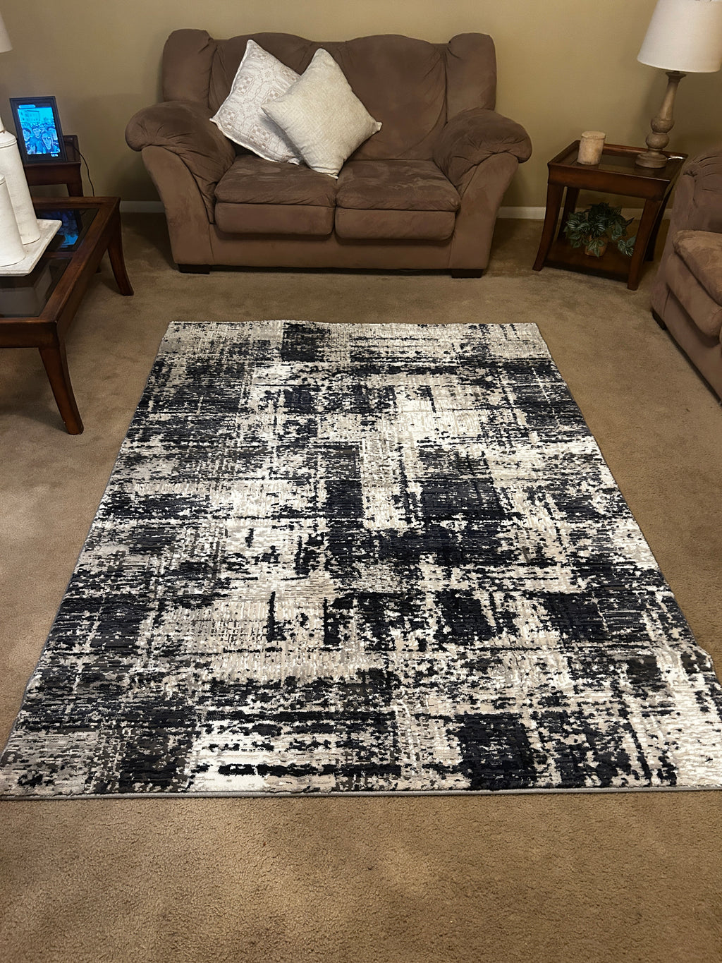 Karma Pet Rug Balen Navy 5x7
